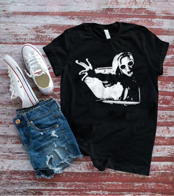 Cuckoo The Hooded Woman Reaching In Sunglasses T-Shirt