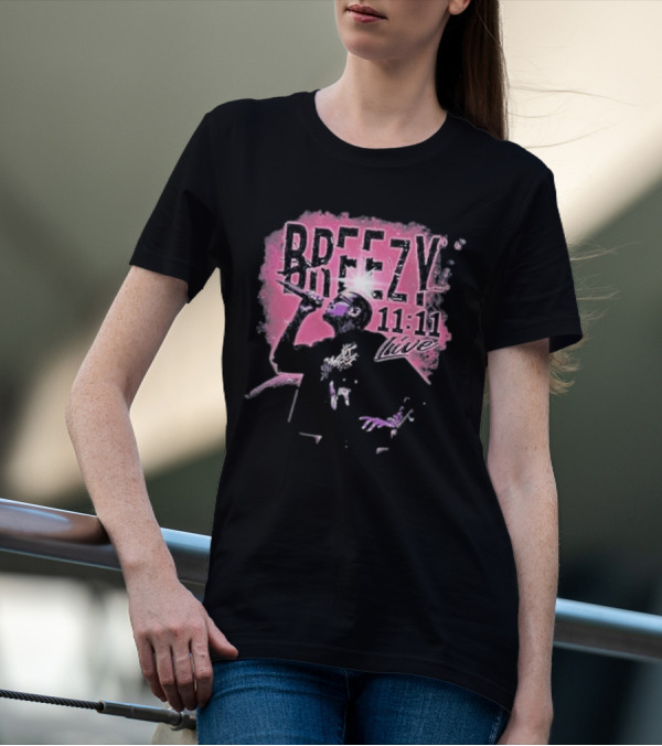 Breezy 11 11 Live Chris Brown T-Shirt