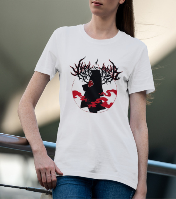 Left To Suffer Ninja Skull Shadow Red Cloud T-Shirt