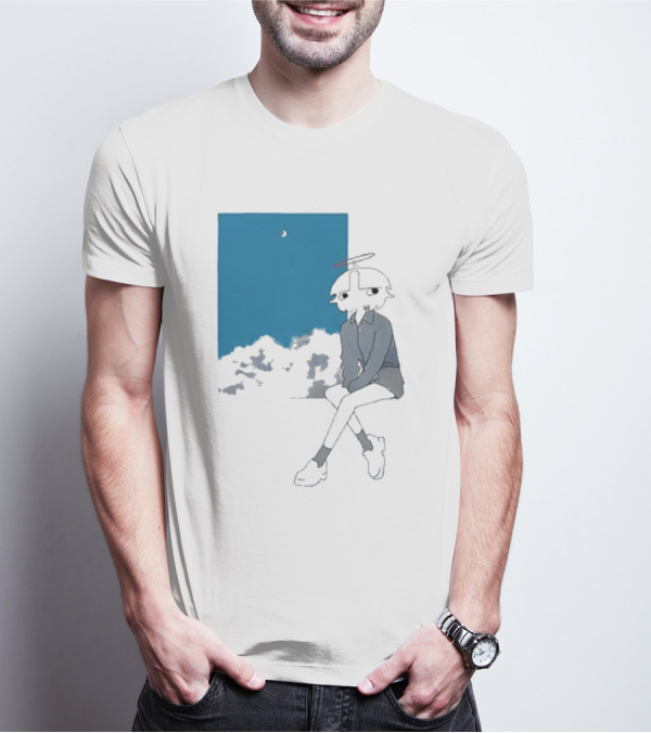Chew Chew Store Shining Sitting By The Blue Window T-Shirt