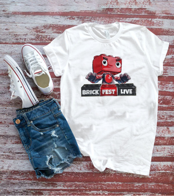 LEGO Brick Fest Live Animated Character Block T-Shirt