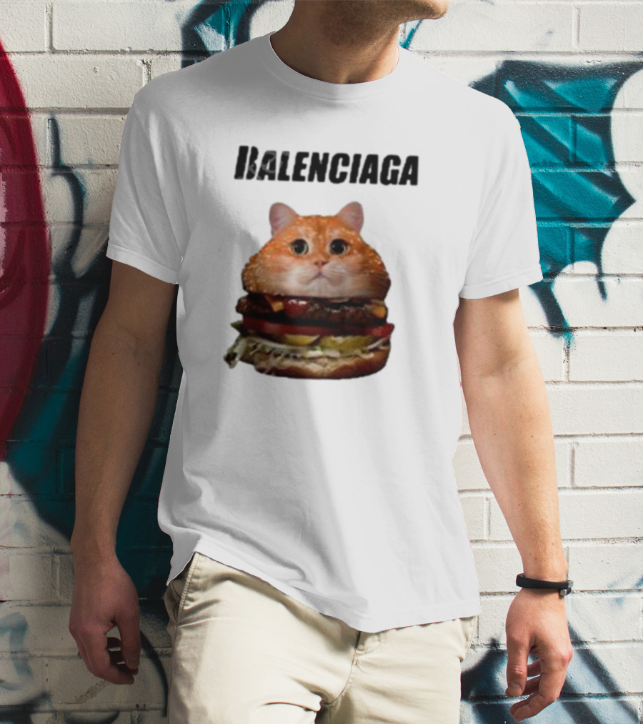Balenciaga Burger Cat Hot T-Shirt