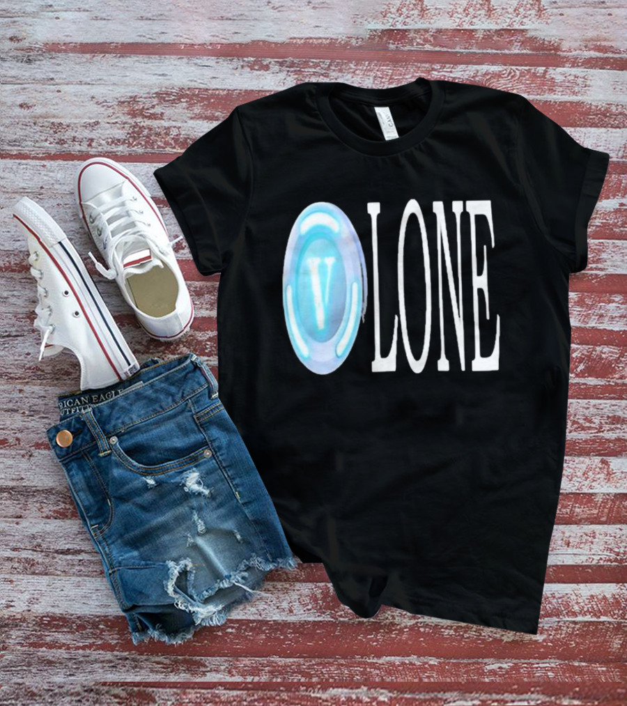 Bussinapparelco Vlone Vbuck Coin Icon And Text T-Shirt