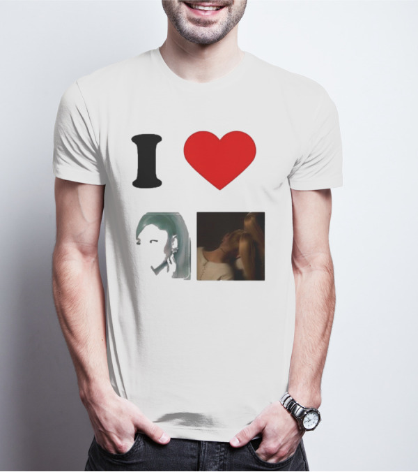I Love Ariana Grande Cameron Fan Art Duo T-Shirt