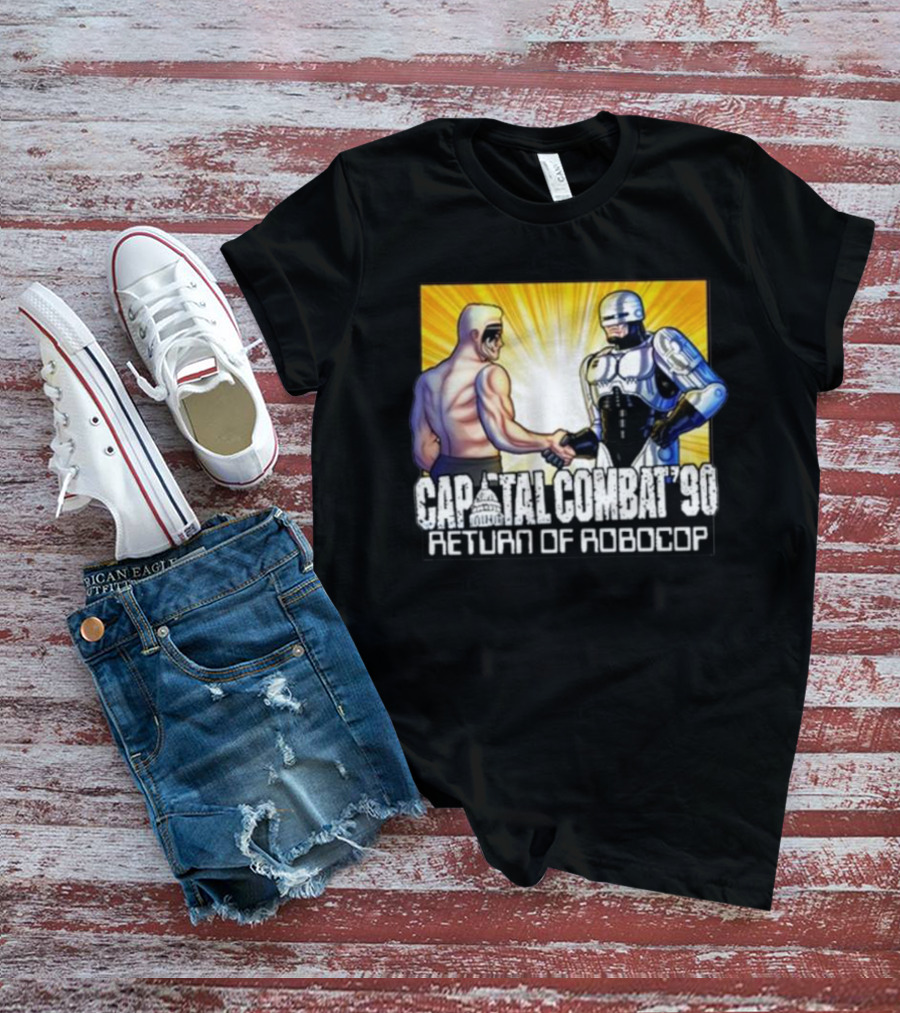 Capital Combat '90 Return Of Robocop Wrestling Encounter T-Shirt