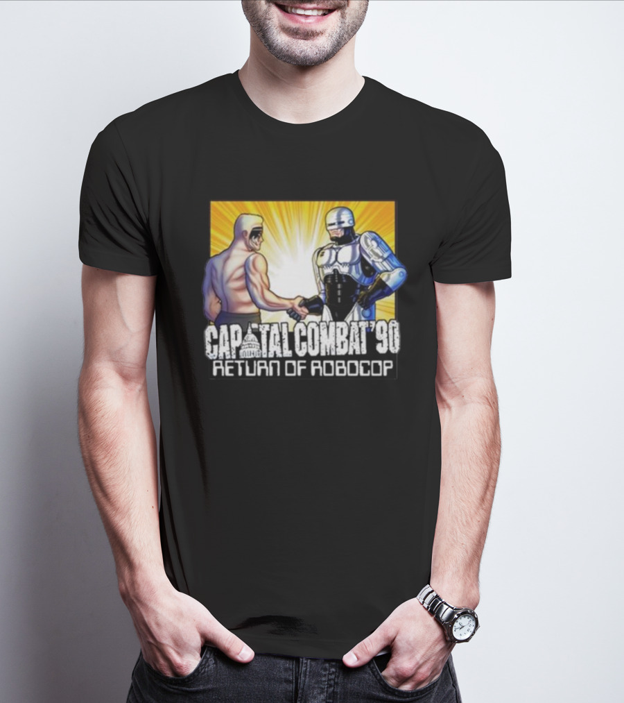 Capital Combat '90 Return Of Robocop Wrestling Encounter T-Shirt