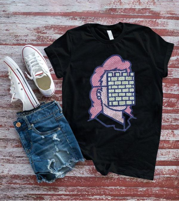 Castleface Records Gal Friday Brick Wall Face Mullet T-Shirt