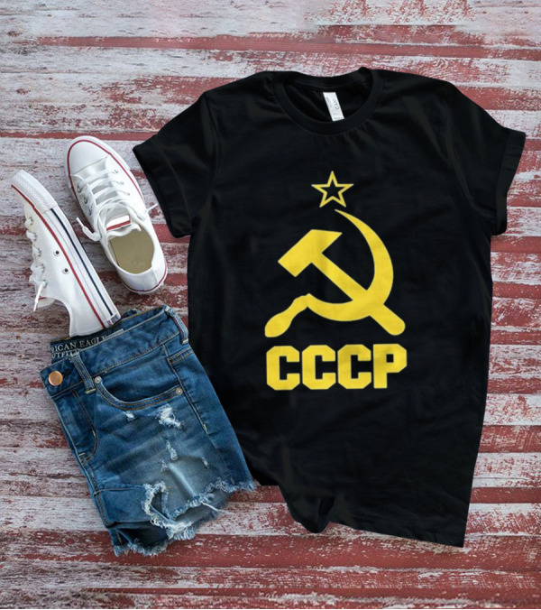 CCCP Hammer And Sickle Star Soviet T-Shirt