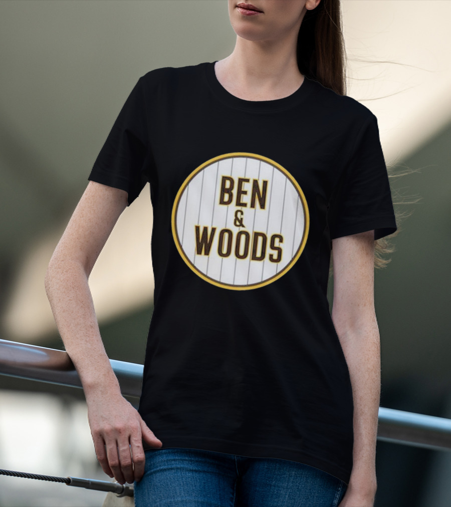 Yu Darvish Ben And Woods Pinstripe Circle T-Shirt