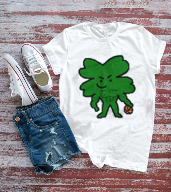 Boston Buff NBA Shamrock Basketball Player T-Shirt