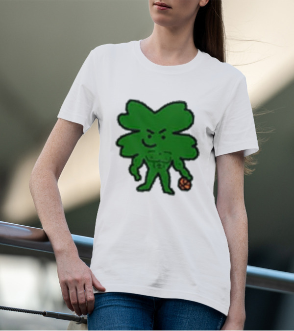 Boston Buff NBA Shamrock Basketball Player T-Shirt