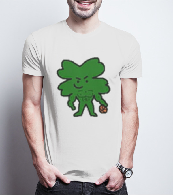 Boston Buff NBA Shamrock Basketball Player T-Shirt