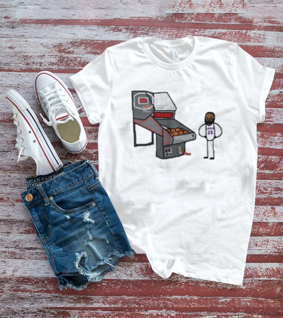 Bron 40k NBA Basketball Shooting Machine 23 T-Shirt