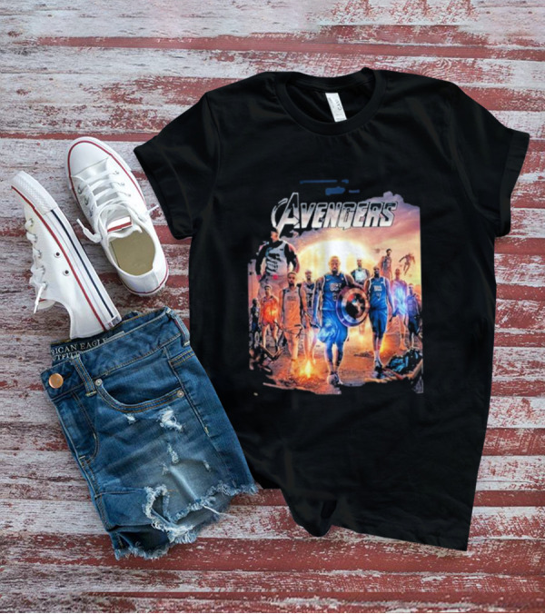 Avengers Bronny James Jr USA Basketball Crossover T-Shirt