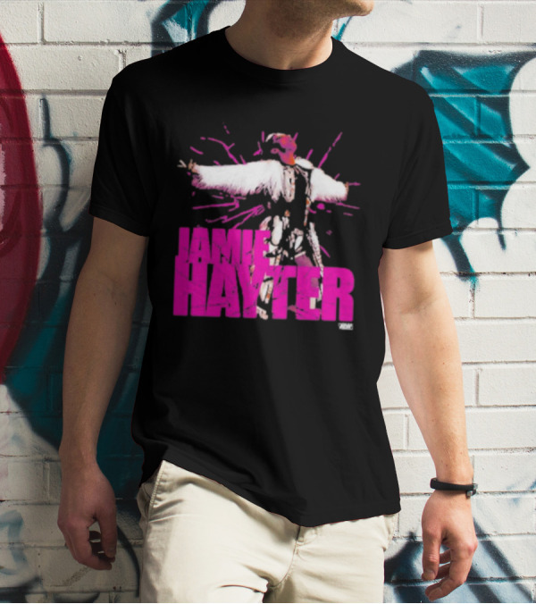 Jamie Hayter Wrestling Star Power Pose AEW Burst T-Shirt