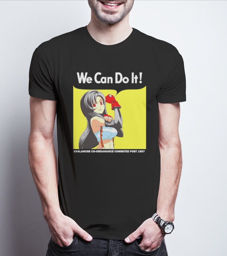 We Can Do It Avalanche Co-Ordanance Committee Post 1997 T-Shirt