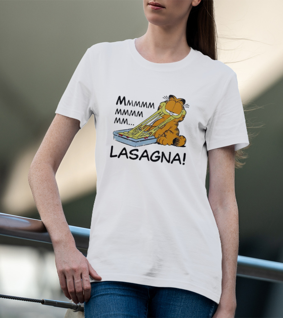 Garfield Mmmmmmmm MM Lasagna T-Shirt