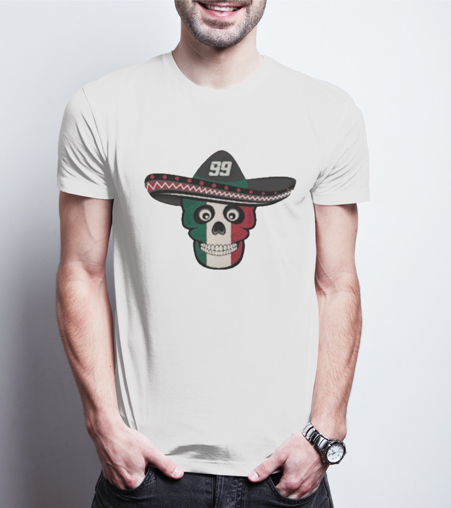 Daniel Suarez Racing 99 Mexican Skull Sombrero T-Shirt