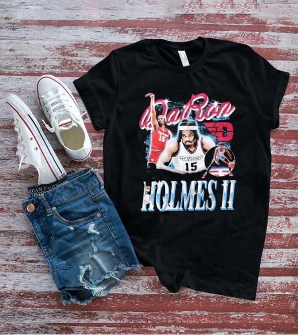 DaRon Holmes II Dayton Flyers Basketball Collage T-Shirt