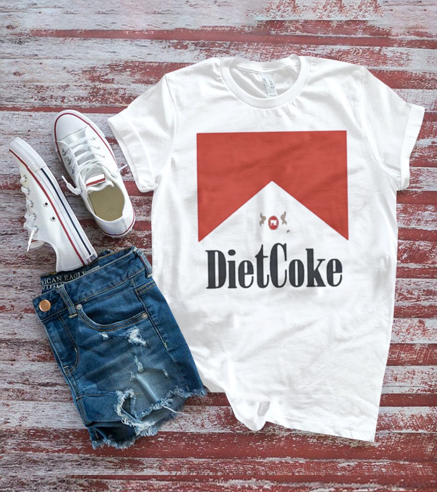 Diet Coke Marlboro Parody Cigarettes T-Shirt
