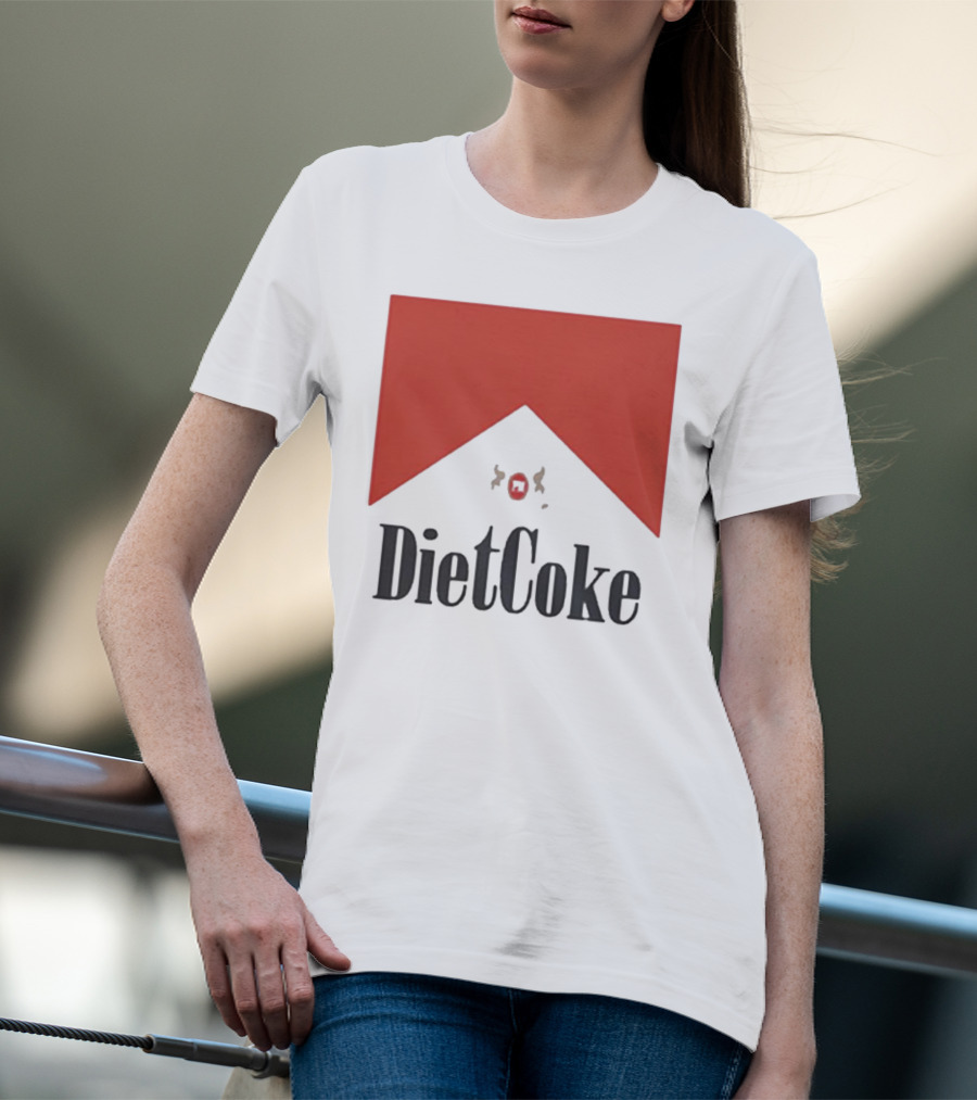 Diet Coke Marlboro Parody Cigarettes T-Shirt