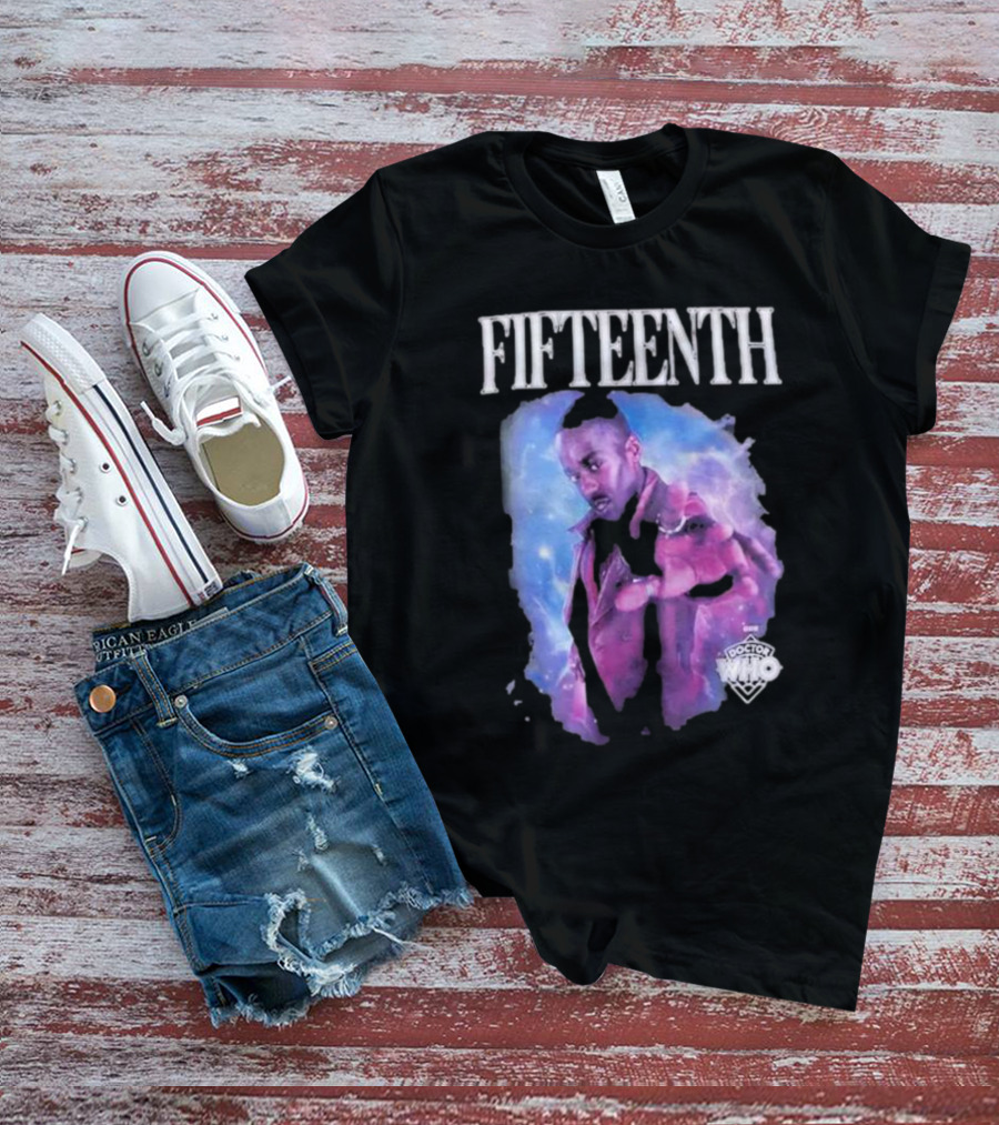 Fifteenth Doctor Who Portrait In Cosmic Energy Background T-Shirt