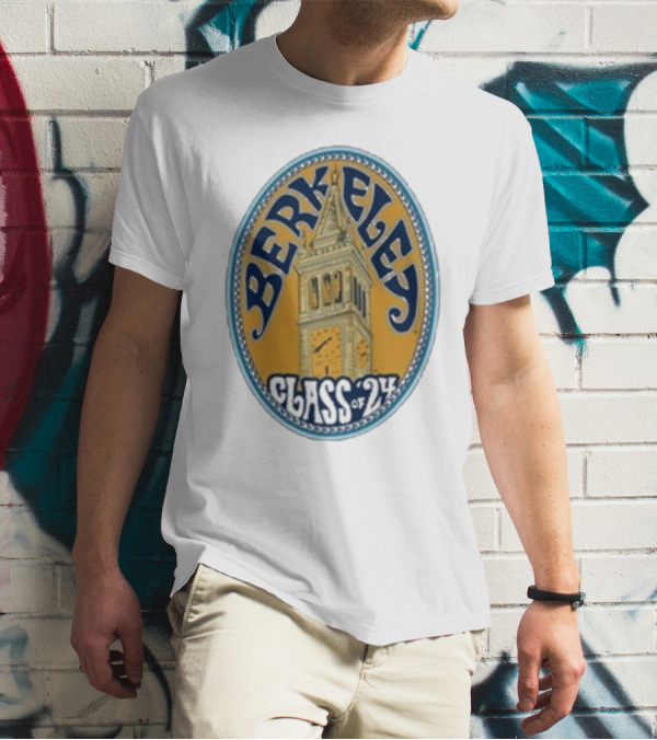 Berkeley Class Of 24 Sather Tower Oval T-Shirt
