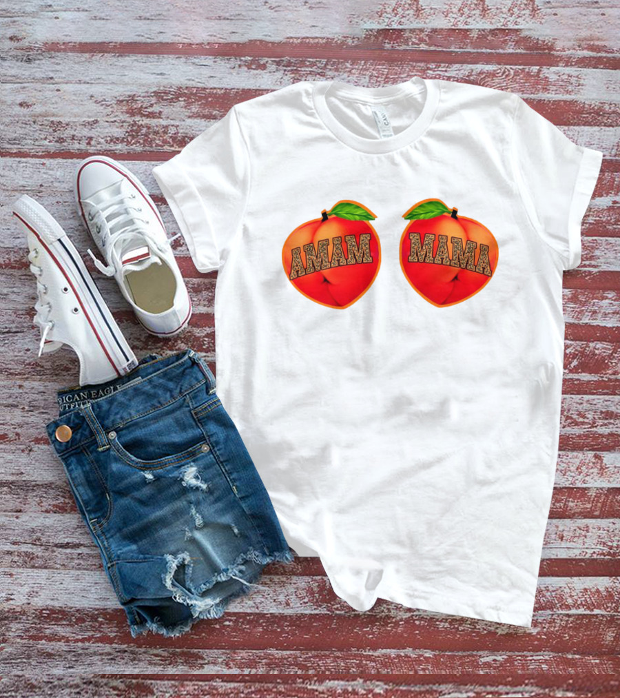 Big Mama Cheetah Peach T-Shirt