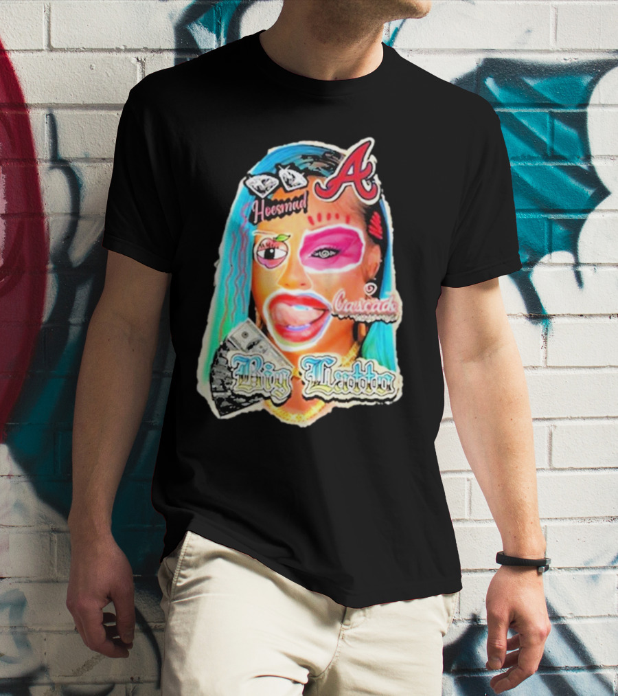 Big Latto Hoe$mad Cascade Atlanta Braves Money T-Shirt