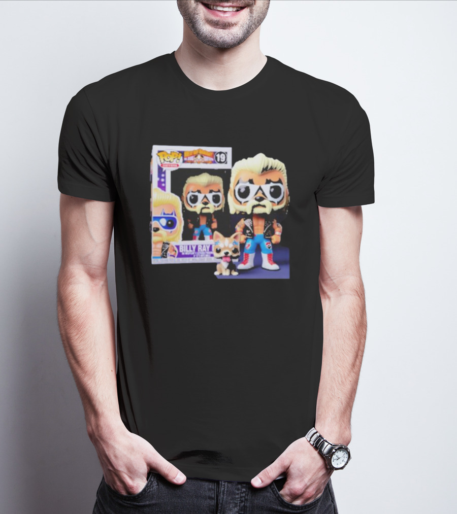 Billy Raydog Ai Pop Action Figures With Blonde Mullet And Blue Star Pants T-Shirt