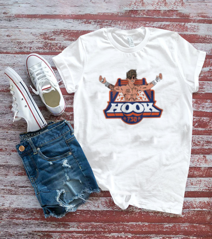 Hook 730 Wild Islander Retro Starburst Wrestler T-Shirt