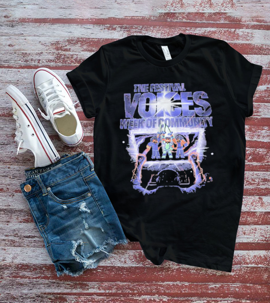 The Festival Voices Week Of Community Illuminated Gathering T-Shirt