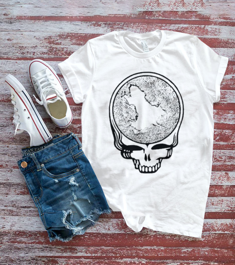 Grateful Dead X Rat Hole Steal Your Face Arctic Skull T-Shirt