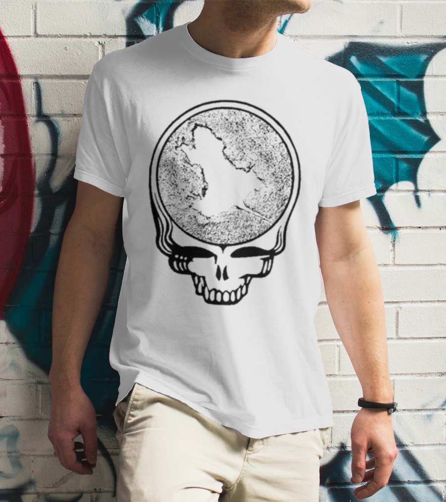 Grateful Dead X Rat Hole Steal Your Face Arctic Skull T-Shirt