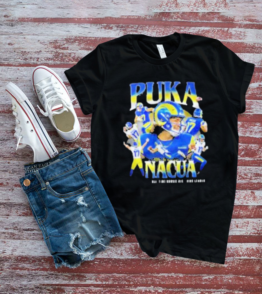 Puka Nacua Rams Rookie NFL King 17 T-Shirt