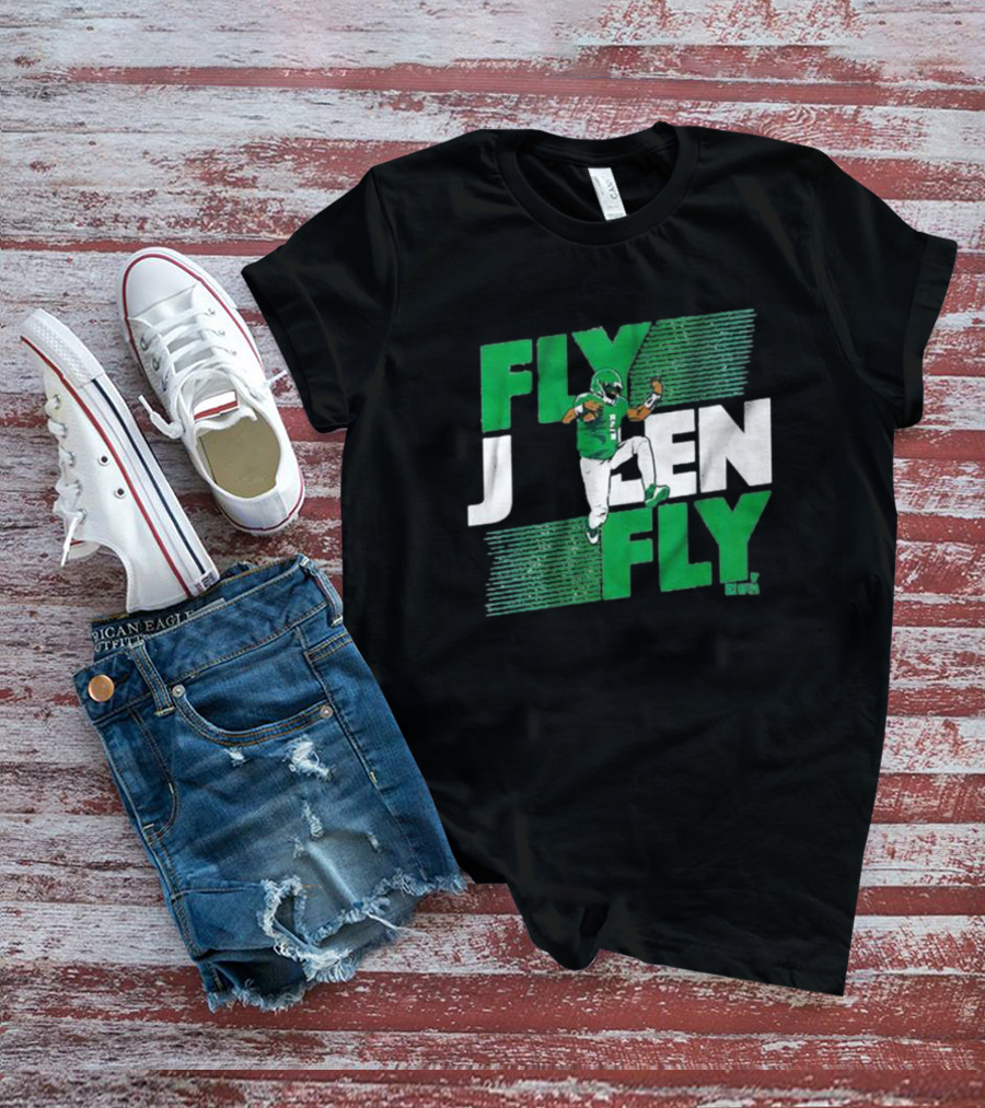 Fly Jalen Fly Green Football T-Shirt