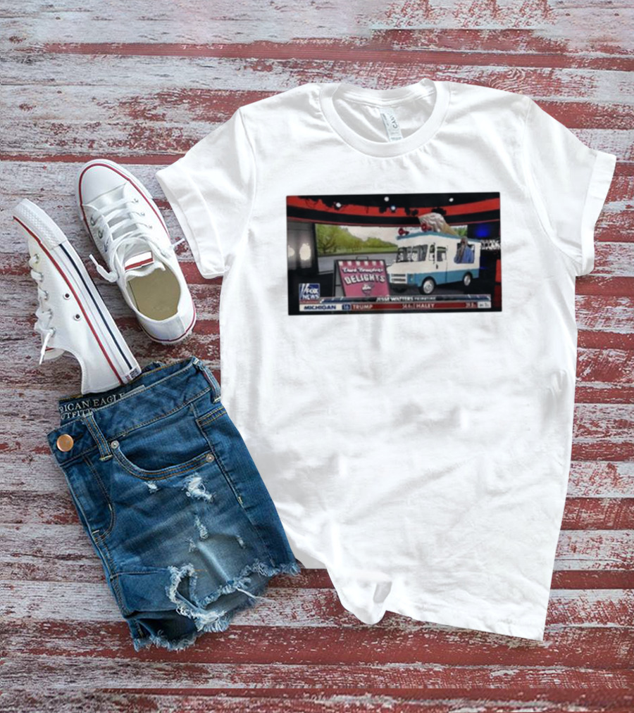 Jesse Watters Primetime Fox News Ice Cream Truck Delights T-Shirt