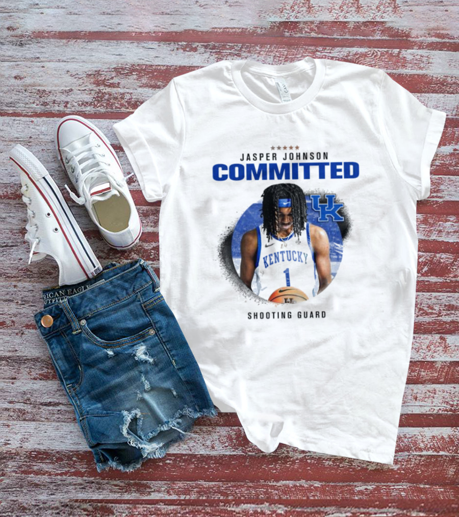 Jasper Johnson Committed Shooting Guard Kentucky Basketball T-Shirt