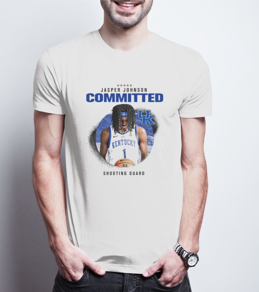 Jasper Johnson Committed Shooting Guard Kentucky Basketball T-Shirt