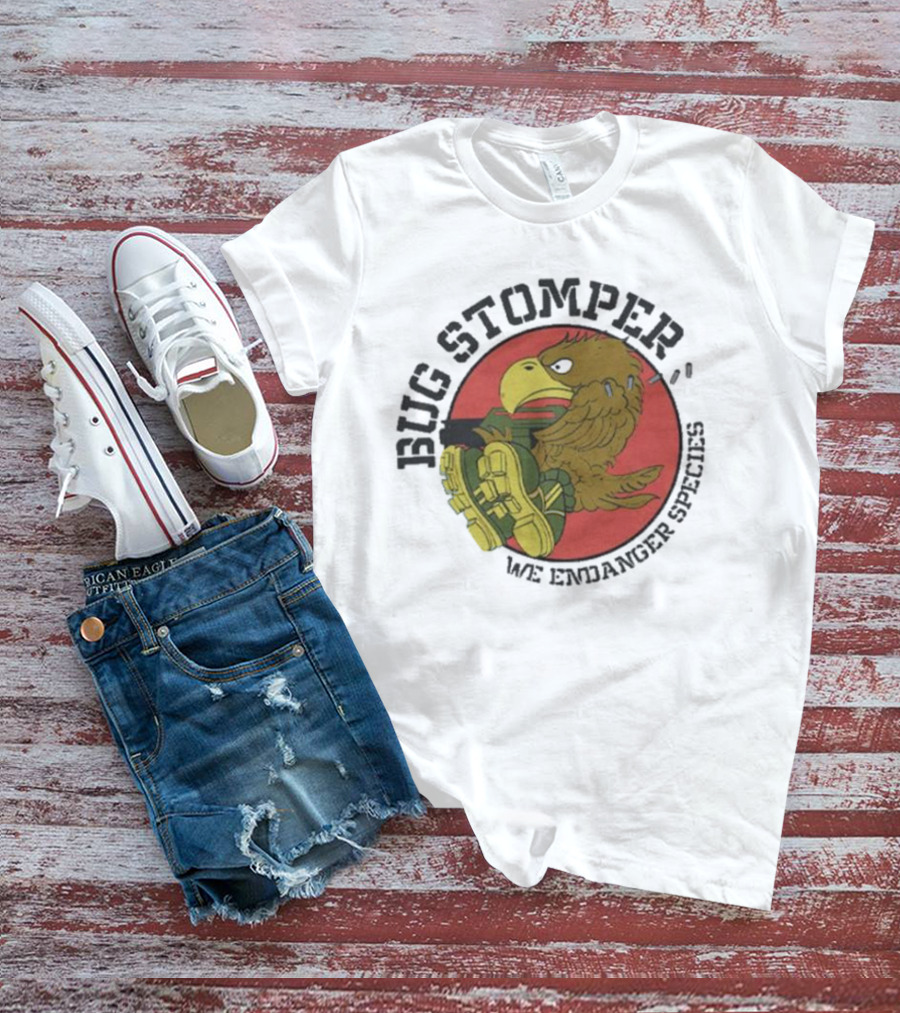 Colonial Marines Bug Stomper We Endanger Species T-Shirt