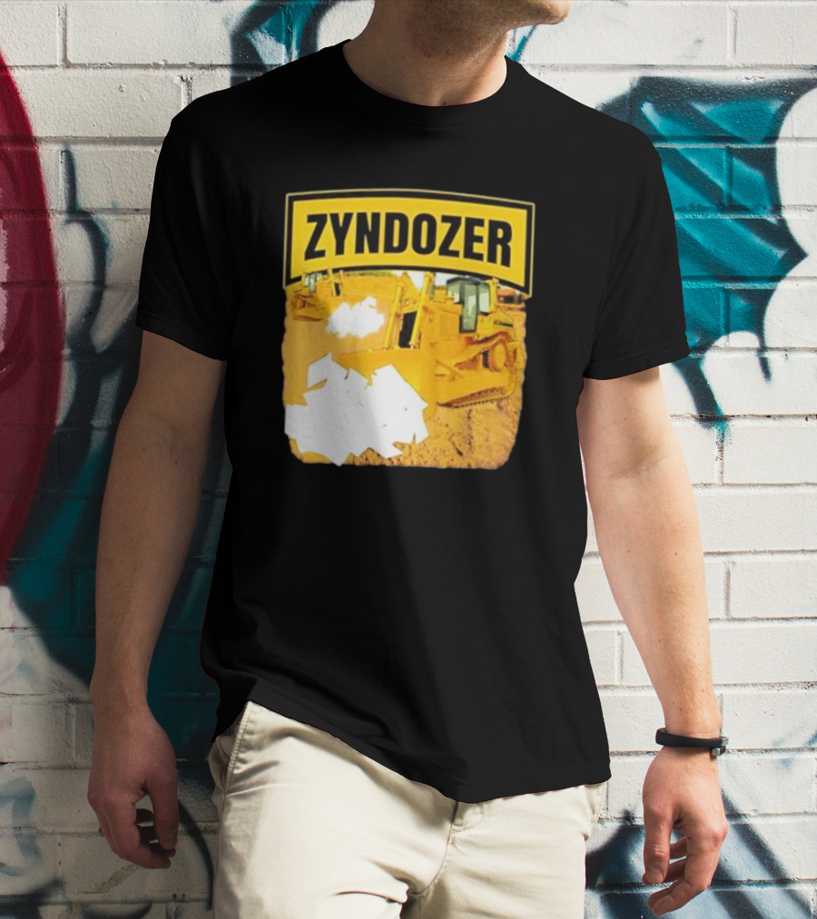 Zyndozer Funny Ahh Tees Bulldozer Image T-Shirt