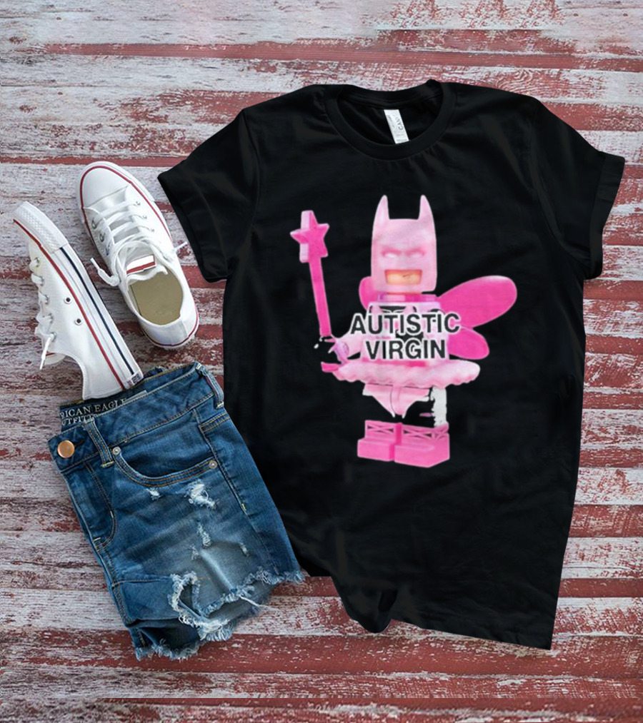 Autistic Virgin Pink Lego Fairy Batman T-Shirt