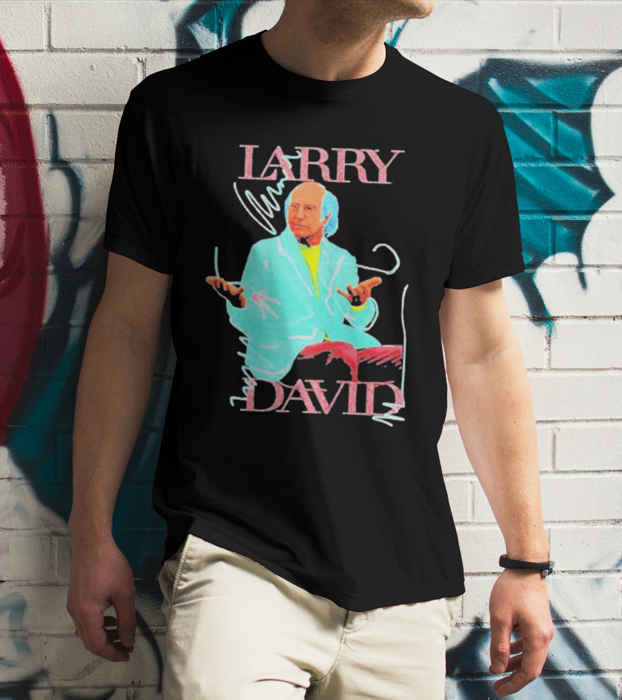 Larry David Pretty Good Retro Vibe Pastel T-Shirt