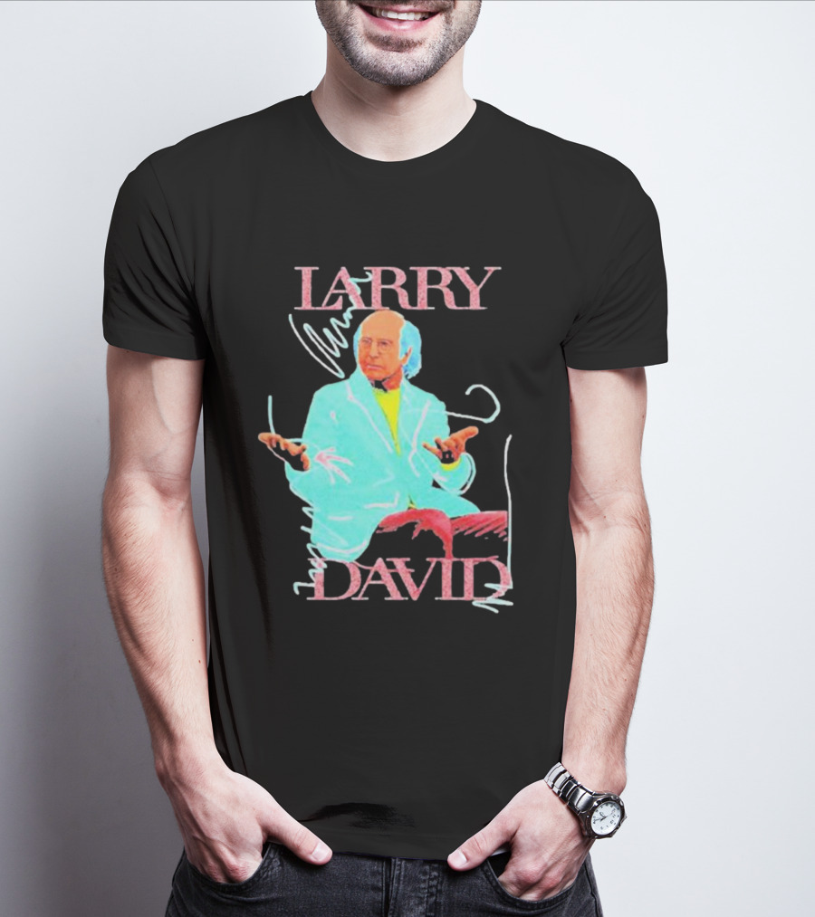 Larry David Pretty Good Retro Vibe Pastel T-Shirt