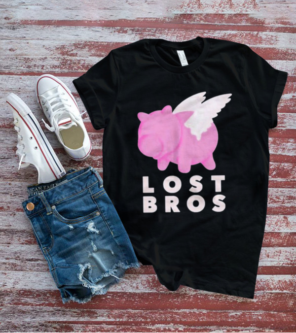 Lost Bros When Hamm Flies Pig With Wings T-Shirt