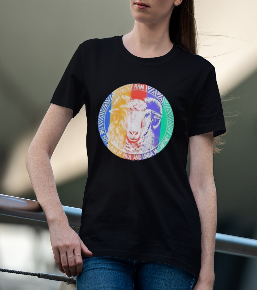 Ram The 1971 Album By Paul And Linda McCartney Multicolor T-Shirt