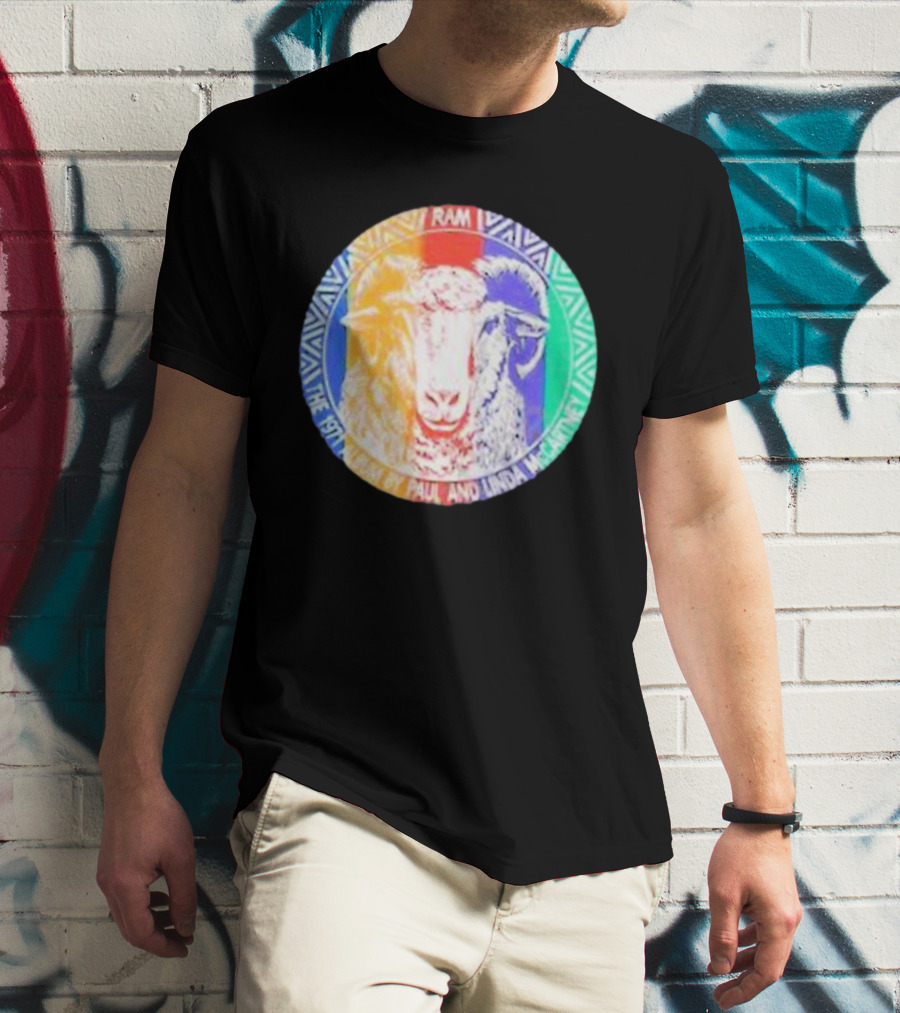 Ram The 1971 Album By Paul And Linda McCartney Multicolor T-Shirt