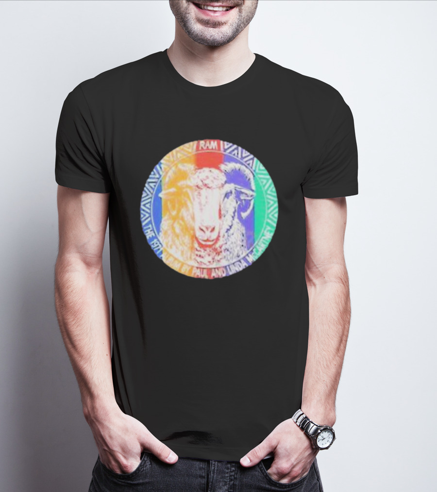 Ram The 1971 Album By Paul And Linda McCartney Multicolor T-Shirt
