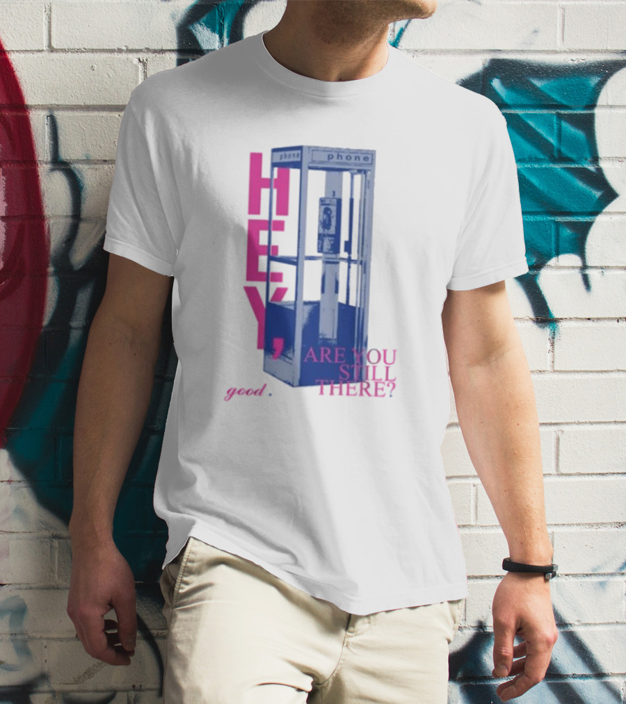 Niki Backburner Hey Are You Still There Good Phone Booth Retro T-Shirt