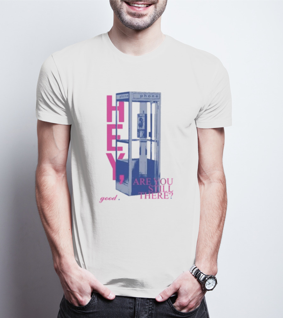 Niki Backburner Hey Are You Still There Good Phone Booth Retro T-Shirt